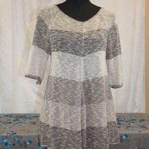 Two One Two Asymmetrical Knit Top Tan